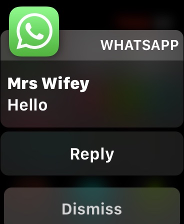 whatsapp ios message