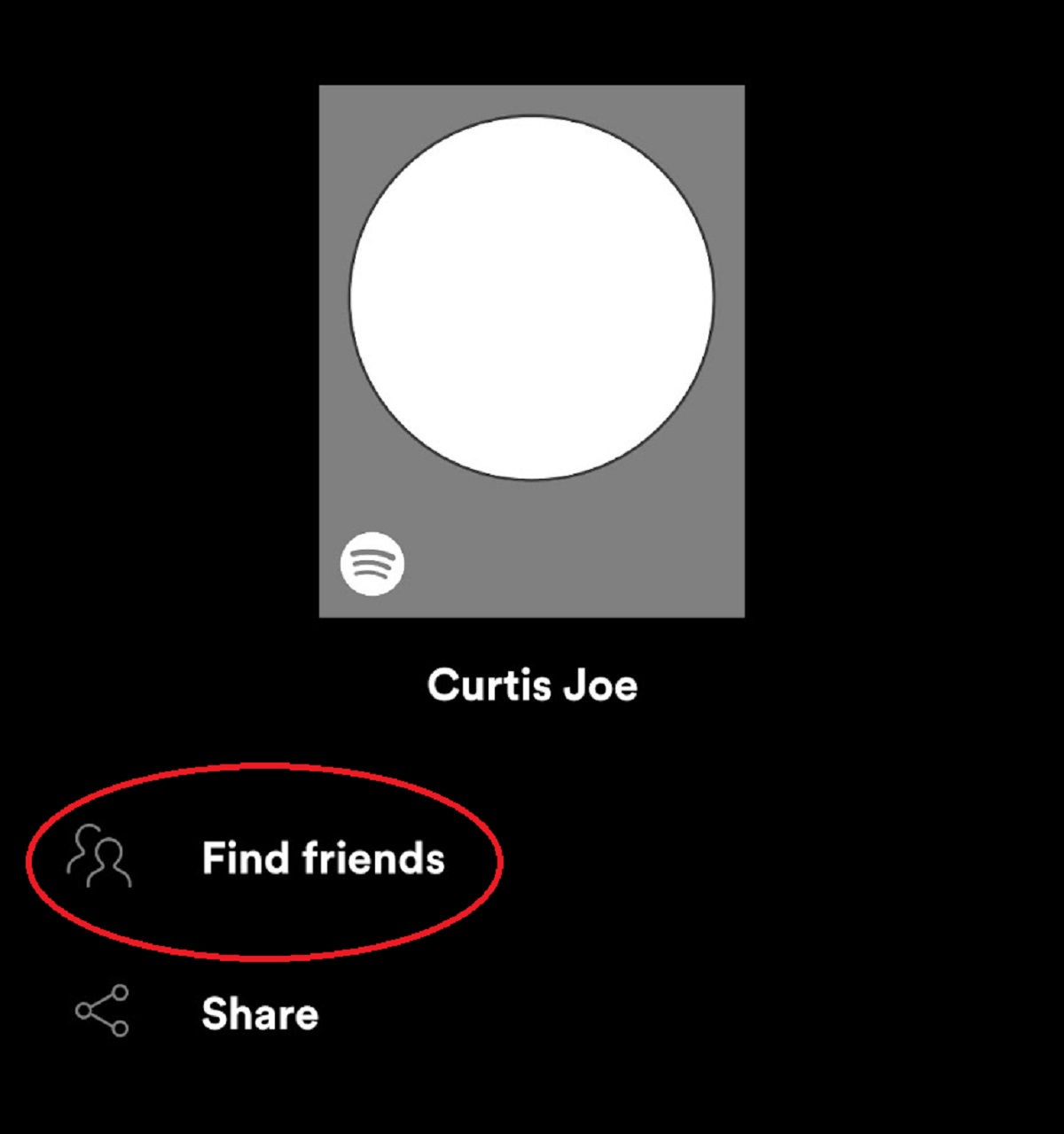 Add friends to Spotify Mobile 4