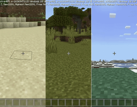 Spawning Frogs in Minecraft 1.19 Beta