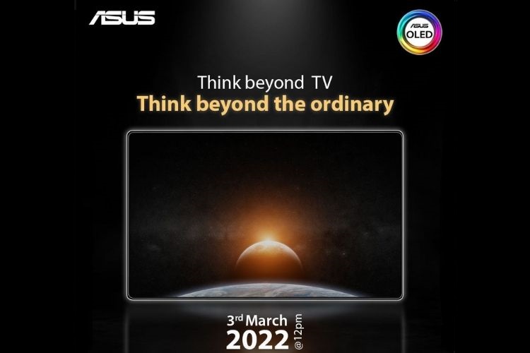 asus oled tv launch march 3