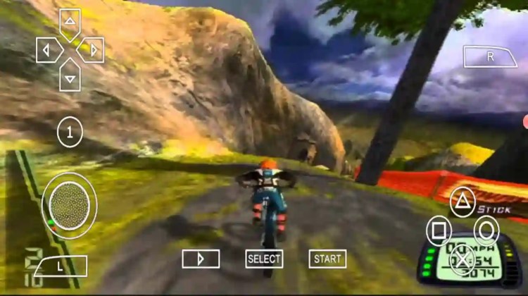 Download Downhill PPSSPP zip file 