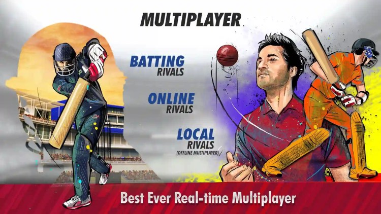 Multiplayer cricket game