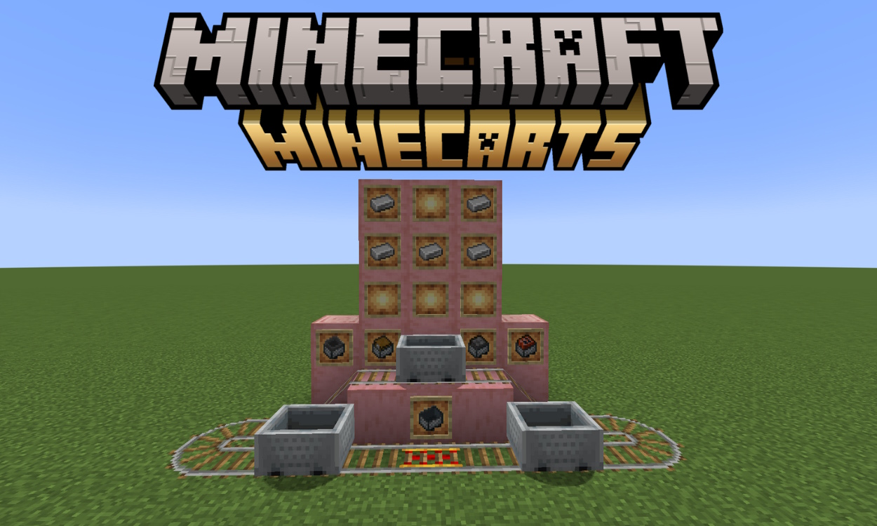How to Make a Minecart in Minecraft